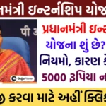 PM Internship Yojana 2025: દર મહિને મળશે 5 હજાર રૂપિયા, આજથી ઓનલાઈન રજીસ્ટ્રેશન શરૂ - જાણો તમામ વિગતો