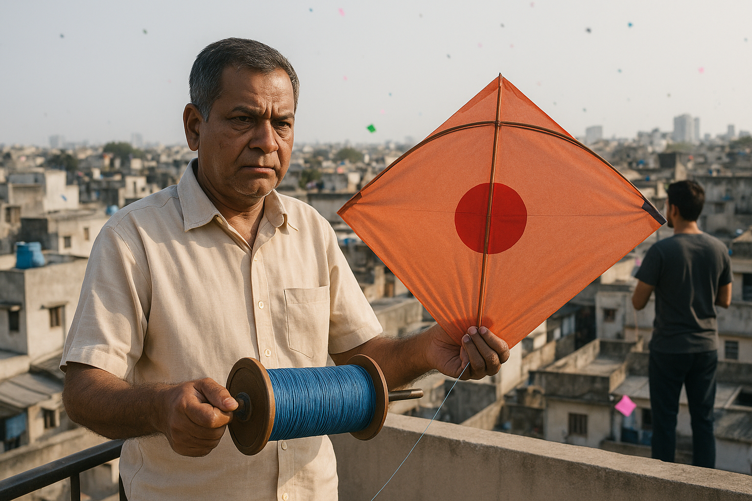 ઉત્તરાયણ 2026માં પતંગો ઉડાવતી ભીડ