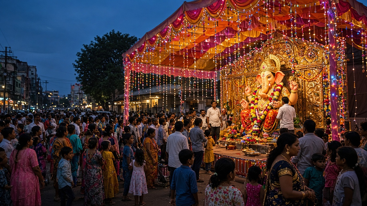 વડોદરાના ટોપ ગણપતિ પંડાલ 2026: ઉજવણી, રૂટ અને વિસર્જન
