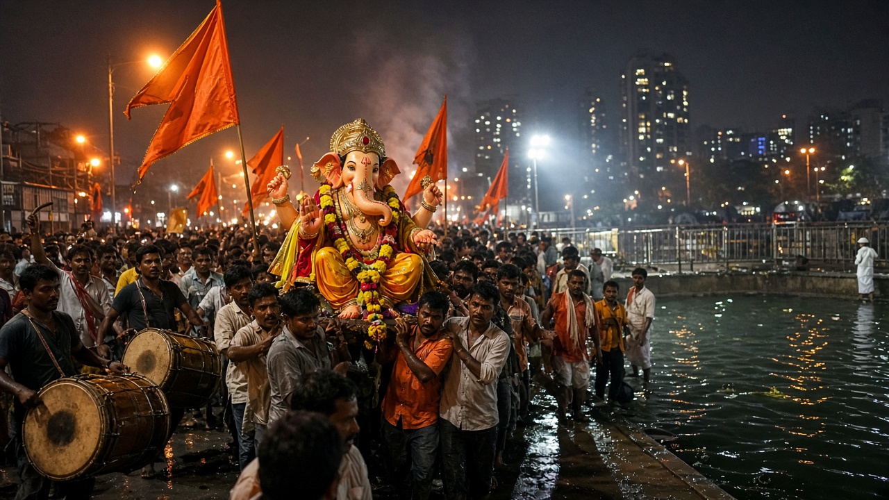 ગણપતિ વિસર્જન 2026: 25 સપ્ટેમ્બરe કયા શહેરમાં ક્યાં કરવું