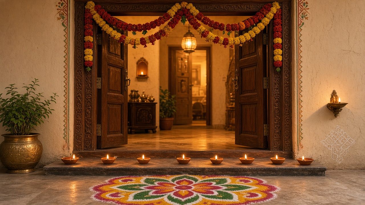 diwali ghar sajavat