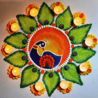 100+ બેસ્ટ દિવાળી રંગોળી ડિઝાઈન 2025 | Best Diwali Rangoli Design 165