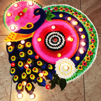 100+ બેસ્ટ દિવાળી રંગોળી ડિઝાઈન 2025 | Best Diwali Rangoli Design 187