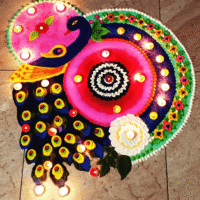 100+ બેસ્ટ દિવાળી રંગોળી ડિઝાઈન 2025 | Best Diwali Rangoli Design 187