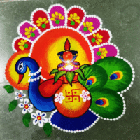 100+ બેસ્ટ દિવાળી રંગોળી ડિઝાઈન 2025 | Best Diwali Rangoli Design 188