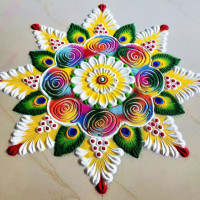 100+ બેસ્ટ દિવાળી રંગોળી ડિઝાઈન 2025 | Best Diwali Rangoli Design 17