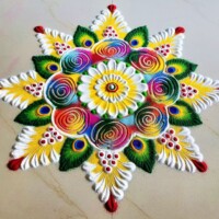 100+ બેસ્ટ દિવાળી રંગોળી ડિઝાઈન 2025 | Best Diwali Rangoli Design 17