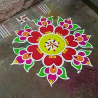 100+ બેસ્ટ દિવાળી રંગોળી ડિઝાઈન 2025 | Best Diwali Rangoli Design 21