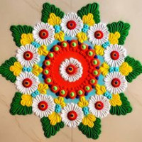 100+ બેસ્ટ દિવાળી રંગોળી ડિઝાઈન 2025 | Best Diwali Rangoli Design 80