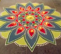 100+ બેસ્ટ દિવાળી રંગોળી ડિઝાઈન 2025 | Best Diwali Rangoli Design 84