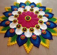 100+ બેસ્ટ દિવાળી રંગોળી ડિઝાઈન 2025 | Best Diwali Rangoli Design 86