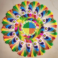 100+ બેસ્ટ દિવાળી રંગોળી ડિઝાઈન 2025 | Best Diwali Rangoli Design 92