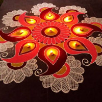 100+ બેસ્ટ દિવાળી રંગોળી ડિઝાઈન 2025 | Best Diwali Rangoli Design 35