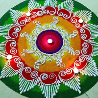 100+ બેસ્ટ દિવાળી રંગોળી ડિઝાઈન 2025 | Best Diwali Rangoli Design 40