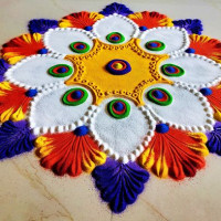 100+ બેસ્ટ દિવાળી રંગોળી ડિઝાઈન 2025 | Best Diwali Rangoli Design 44