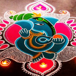 તહેવારો ની રંગોળી 2