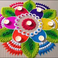 100+ બેસ્ટ દિવાળી રંગોળી ડિઝાઈન 2025 | Best Diwali Rangoli Design 204