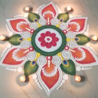 100+ બેસ્ટ દિવાળી રંગોળી ડિઝાઈન 2025 | Best Diwali Rangoli Design 206