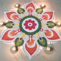 100+ બેસ્ટ દિવાળી રંગોળી ડિઝાઈન 2025 | Best Diwali Rangoli Design 206