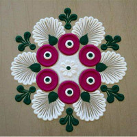 Beginners diwali rangoli design 2021