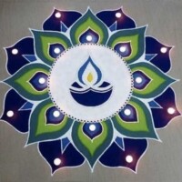 100+ બેસ્ટ દિવાળી રંગોળી ડિઝાઈન 2025 | Best Diwali Rangoli Design 208