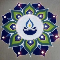 100+ બેસ્ટ દિવાળી રંગોળી ડિઝાઈન 2025 | Best Diwali Rangoli Design 208