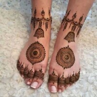 Leg Mehndi Design | પગ ની મહેંદી 11