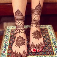 Leg Mehndi Design | પગ ની મહેંદી 102