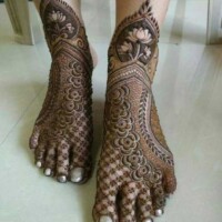 Leg Mehndi Design | પગ ની મહેંદી 104