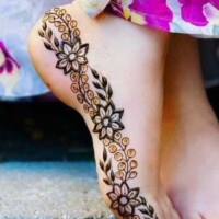 Leg Mehndi Design | પગ ની મહેંદી 1