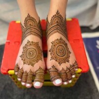 Leg Mehndi Design | પગ ની મહેંદી 12