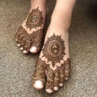 Leg Mehndi Design | પગ ની મહેંદી 13