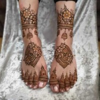 Leg Mehndi Design | પગ ની મહેંદી 16