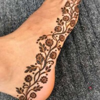 Leg Mehndi Design | પગ ની મહેંદી 18
