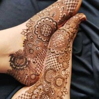 Leg Mehndi Design | પગ ની મહેંદી 19