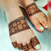 Leg Mehndi Design | પગ ની મહેંદી 20