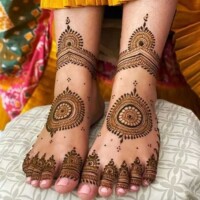 Leg Mehndi Design | પગ ની મહેંદી 22