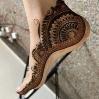 Leg Mehndi Design | પગ ની મહેંદી 24