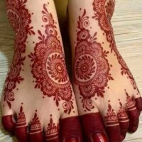 Leg Mehndi Design | પગ ની મહેંદી 25