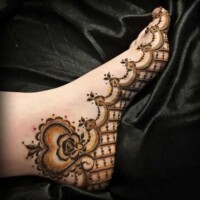 Leg Mehndi Design | પગ ની મહેંદી 28
