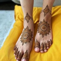 Leg Mehndi Design | પગ ની મહેંદી 29