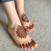 Leg Mehndi Design | પગ ની મહેંદી 36