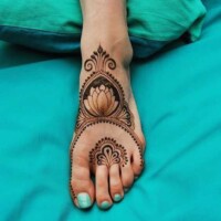 Leg Mehndi Design | પગ ની મહેંદી 38