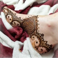 Leg Mehndi Design | પગ ની મહેંદી 39