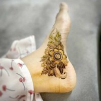 Leg Mehndi Design | પગ ની મહેંદી 40