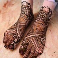 Leg Mehndi Design | પગ ની મહેંદી 47