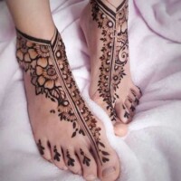 Leg Mehndi Design | પગ ની મહેંદી 48