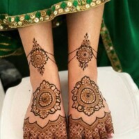 Leg Mehndi Design | પગ ની મહેંદી 52