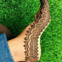 Leg Mehndi Design | પગ ની મહેંદી 53