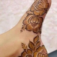 Leg Mehndi Design | પગ ની મહેંદી 54